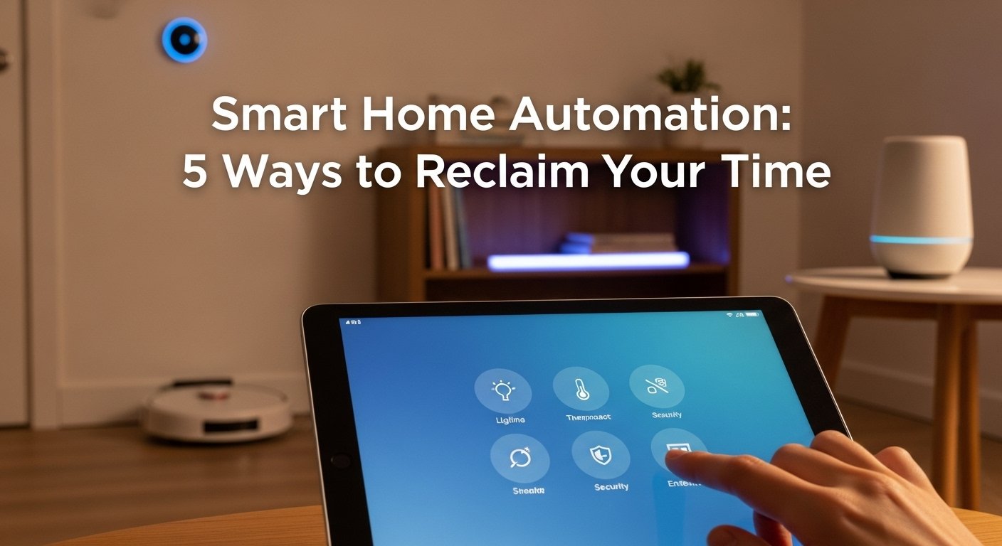 5 Ways Smart Home Automation Time Saving Tech